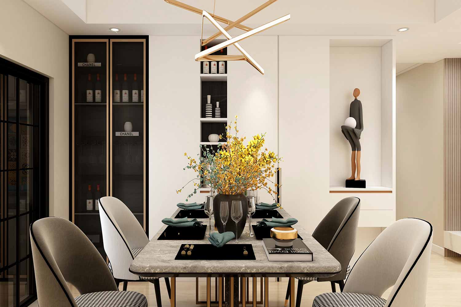 華潤二十四城84m&sup2;現(xiàn)代輕奢風(fēng)格案例