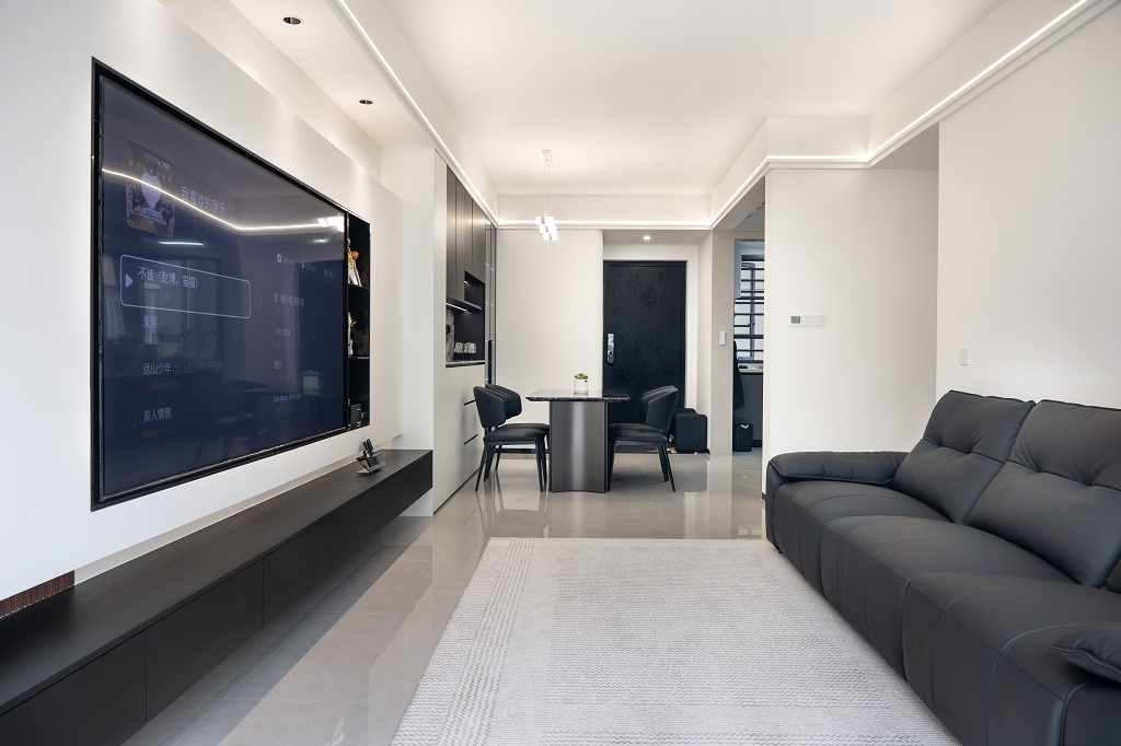 鳳嶺學府92㎡現(xiàn)代極簡風