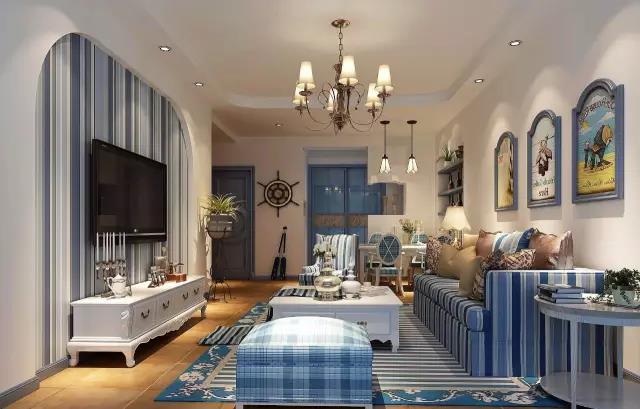 裝修主調(diào)里加些&ldquo;藍&rdquo;色，真的好美啊~